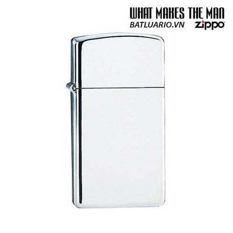 Bật Lửa Zippo Slim 1610 - Bật Lửa Mini High Polished Chrome Thời Trang - Quà Tặng Sang Trọng, Chịu Gió Tốt, Sản Phẩm Nhập Khẩu Mỹ