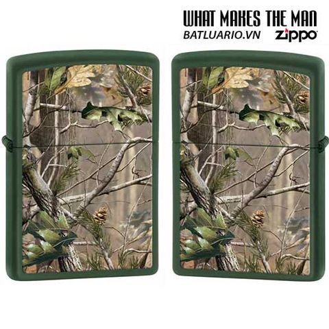 Bật Lửa Zippo Realtree APG Green Matte 28079 - Kiểu Dáng Vẻ Ngoài Sang Trọng và Bền Bỉ cho Người Yêu Thiên Nhiên