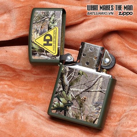 Bật Lửa Zippo Realtree APG Green Matte 28079 - Kiểu Dáng Vẻ Ngoài Sang Trọng và Bền Bỉ cho Người Yêu Thiên Nhiên