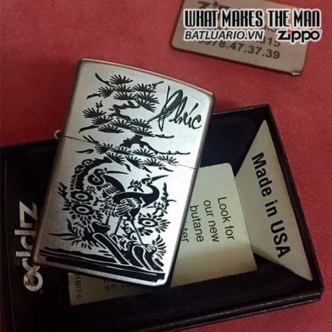 ZIPPO 205 Khắc Phúc - Mẫu Bật Lửa Độc Đáo, Quà Tặng Đặc Biệt Cho Fan Sưu Tập