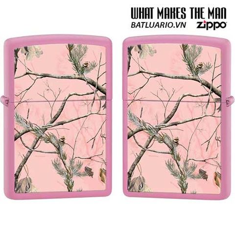 Bật Lửa Zippo 28078 Realtree APG Pink Matte - Bật Lửa Chất Lượng Cao, Phong Cách Cắm Trại và Ngoài Trời