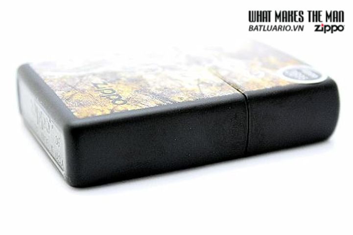 Bật Lửa Zippo 24808 Flavor Of The Sun - Bật Lửa Matte Đen Cho Người Yêu Thích Nghệ Thuật và Thời Trang