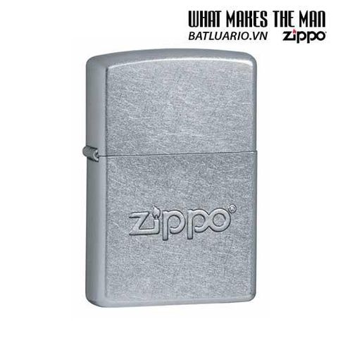 Bật Lửa Zippo 21193 Stamped Street Crôm - Bật Lửa Cao Cấp cho Người Yêu Thích Phong Cách Đường Phố