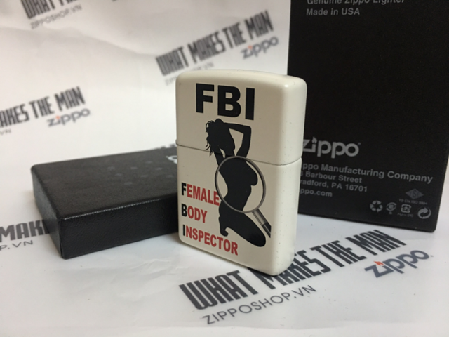 Zippo 214 FBI - Bật Lửa Chính Hãng Hình Bảng Hiệu Đặc Biệt Đối Với Người Yêu Thích Thời Trang và FBI