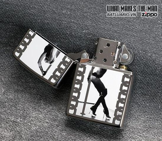Bật Lửa Zippo 28448 - Thiết Kế Pole Dancer Bằng Chrome Bóng, Quà Tặng Dành Cho Người Yêu Bật Lửa và Phong Cách Sống Hướng Ngoài