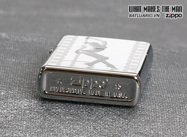 Bật Lửa Zippo 28448 - Thiết Kế Pole Dancer Bằng Chrome Bóng, Quà Tặng Dành Cho Người Yêu Bật Lửa và Phong Cách Sống Hướng Ngoài