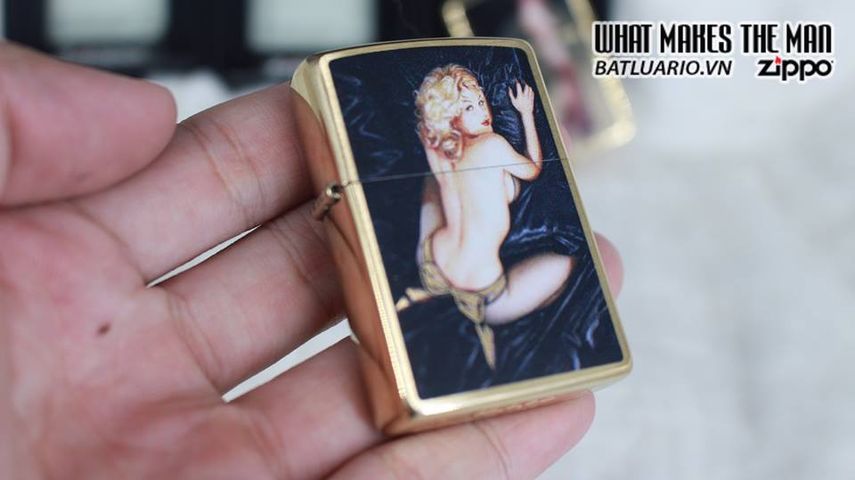 Zippo 29473 - Bật Lửa Brushed Brass Olivia De Berardinis - Quà Tặng Độc Đáo Cho Người Yêu Nghệ Thuật