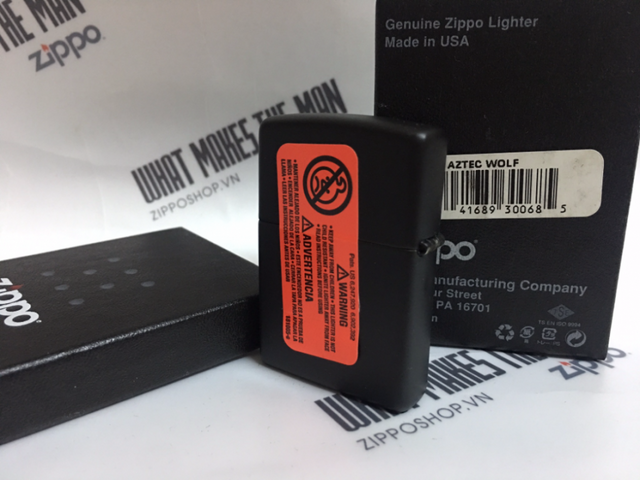 Bật Lửa ZIPPO 218 Sói Aztec - Thiết Kế Độc Đáo Dành Cho Người Yêu Thích Văn Hóa Mỹ Latinh