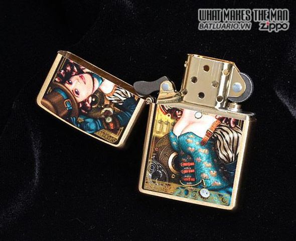 Bật Lửa Zippo 28321 - Họa Tiết Máy Móc Công Nghiệp Bằng Chrome Chải - Quà Tặng Độc Đáo Cho Người Yêu Thích Nghệ Thuật