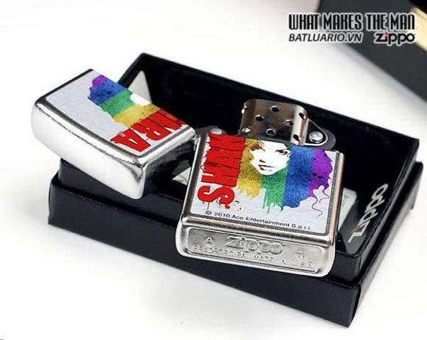 Bật Lửa Zippo Shakira Pop Art - Mẫu 28028 Chrome Thời Trang, Quà Tặng Độc Đáo Cho Fan Hâm Mộ
