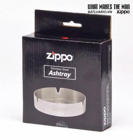 Gạt Tàn Thép Cao Cấp Zippo - Phụ Kiện Bật Lửa Sang Trọng, Lý Tưởng Cho Dân Chơi Hút Thuốc
