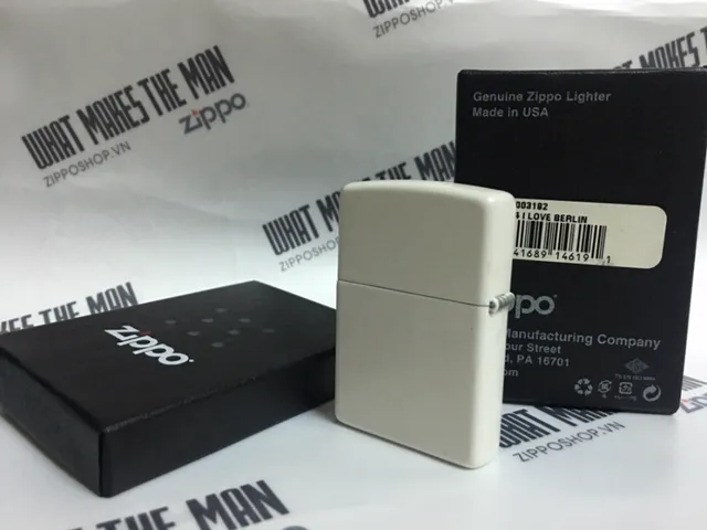 ZIPPO 214 - Bật Lửa Chất Lượng Cao Hình I LOVE BERLIN, Quà Tặng Độc Đáo Cho Người Yêu Du Lịch Đức