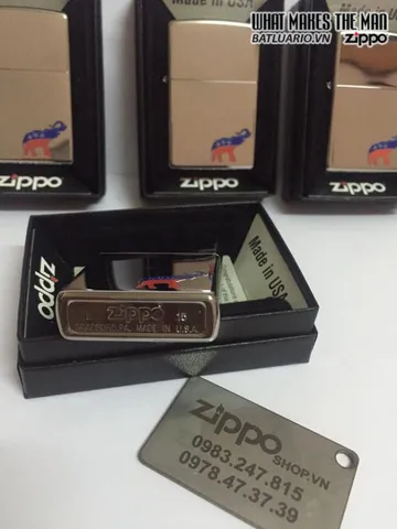 Zippo Republican Polished Chrome Lighters - Unique Collectible Gifts for Politically Minded Enthusiasts