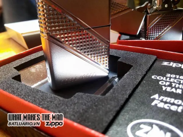ZIPPO 29151 - Bộ Sưu Tập Năm 2016 - Zippo Coty Armor Facet Độc Đáo cho Người Sưu Tầm và Quà Tặng