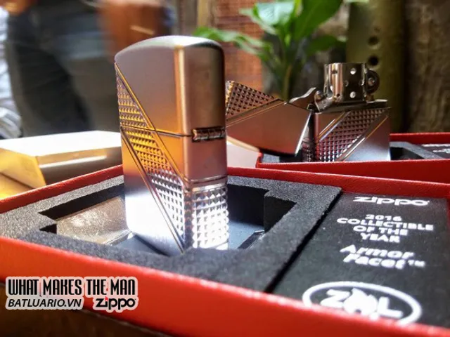 ZIPPO 29151 - Bộ Sưu Tập Năm 2016 - Zippo Coty Armor Facet Độc Đáo cho Người Sưu Tầm và Quà Tặng