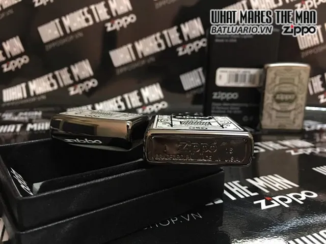 Zippo Black Ice Lighter - Zipp 29425, Chất Lượng Tốt, Bảo Hành Chính Hãng, Quà Tặng Độc Đáo cho Fan Zippo