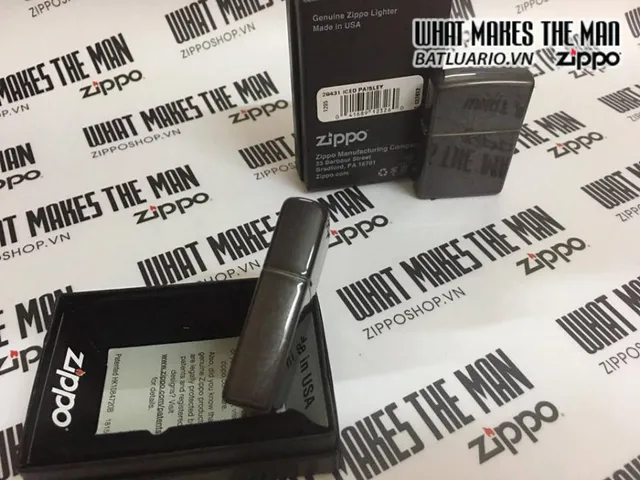 Zippo 29431 - Bật Lửa Zippo Paisley Xám Nhạt, Phong Cách Thời Trang, Quà Tặng Độc Đáo Cho Người Yêu Thích Hàng Hiệu