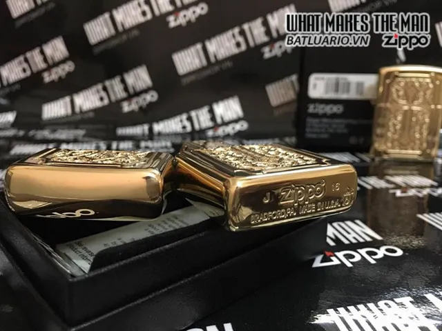 Zippo 29436 Armor - Bằng Đồng Cao Cấp Nặng Chịu, Thiết Kế Lạ Mắt, Quà Tặng Độc Đáo Cho Người Sưu Tập
