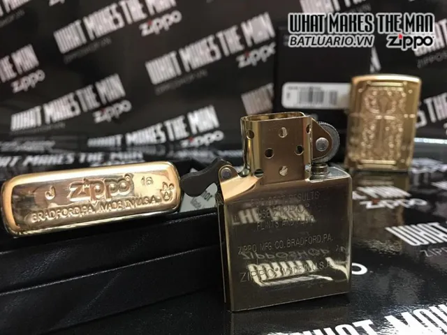 Zippo 29436 Armor - Bằng Đồng Cao Cấp Nặng Chịu, Thiết Kế Lạ Mắt, Quà Tặng Độc Đáo Cho Người Sưu Tập