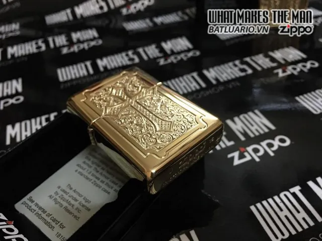Zippo 29436 Armor - Bằng Đồng Cao Cấp Nặng Chịu, Thiết Kế Lạ Mắt, Quà Tặng Độc Đáo Cho Người Sưu Tập