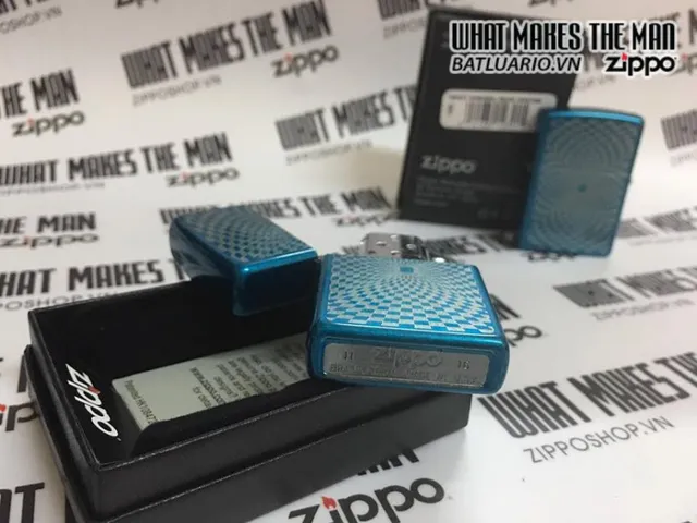 Zippo 29427 - Bật Lửa Thiết Kế Tối Giản Màu Xanh Cerulean - Phụ Kiện Nhà Cửa Sang Trọng