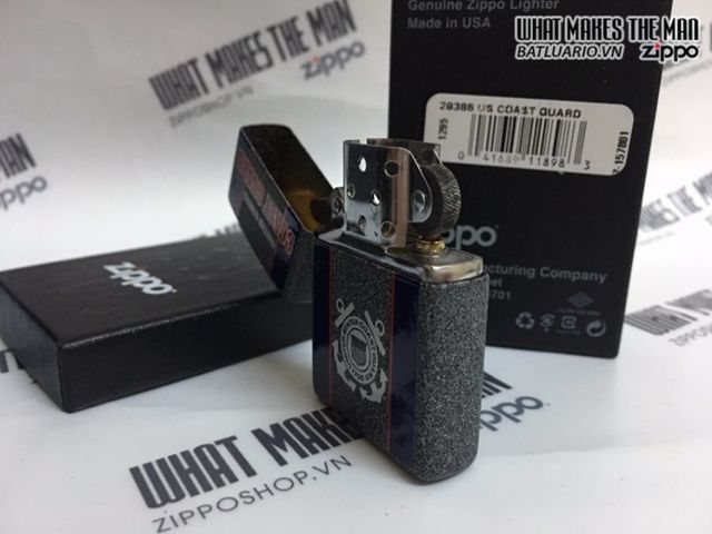 Bật Lửa Zippo 29386 - US Coast Guard Crest Iron Stone Chính Hãng - Quà Tặng Độc Đáo Cho Người Yêu Thích Hàng Hải
