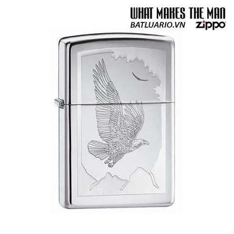 Bật Lửa Zippo 21069 - Birds of Prey High Polish Chrome Chất Lượng Cao - Quà Tặng Từ Chú Chim Săn Mồi Nổi Tiếng