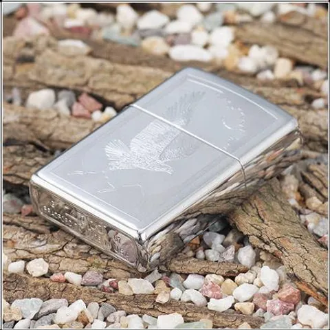 Bật Lửa Zippo 21069 - Birds of Prey High Polish Chrome Chất Lượng Cao - Quà Tặng Từ Chú Chim Săn Mồi Nổi Tiếng