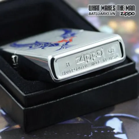 Bật Lửa Zippo Tattoo Eagle Brushed Chrome - Bật Lửa Zippo Cao Cấp với Hình Ảnh Đại Bàng, Quà Tặng Cho Fan Văn Hóa Pop