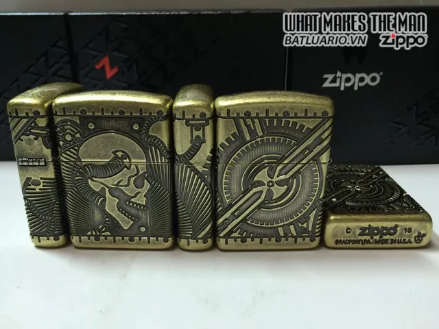 Zippo 29268 - Zippo Steampunk 360 Multicut Bằng Đồng Cổ - Khui Bia Độc Đáo và Sang Trọng