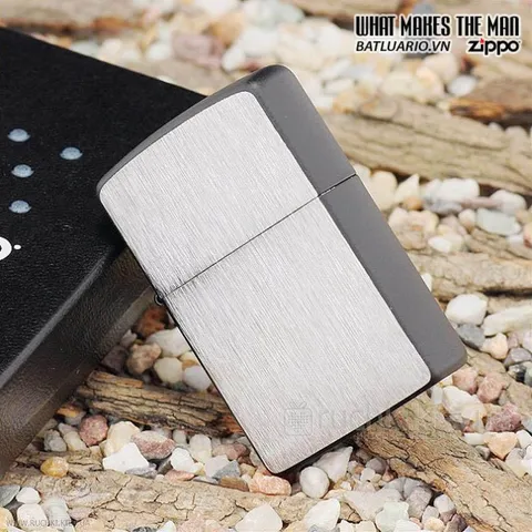 Bật Lửa Zippo 24752 - Bật Lửa Framed Crôm Thời Trang, Quà Tặng Lý Tưởng Cho Người Sưu Tầm