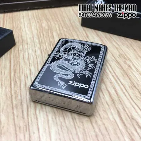 ZIPPO Khắc Rồng 41 - Bật Lửa Chất Liệu Cao Cấp, Thiết Kế 250.R41, Quà Tặng Cho Fan Văn Hóa Á Đông