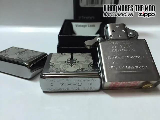 Zippo 29231 - Lighter Vintage Filigree Cao Cấp, Quà Tặng Hấp Dẫn Cho Người Yêu Thích Bộ Sưu Tập