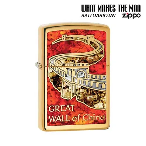 Zippo 29244 - Bật Lửa Zippo Tường Thành Trung Quốc - Quà Tặng Độc Đáo Cho Người Sưu Tầm