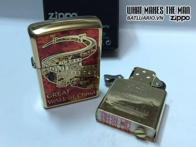 Zippo 29244 - Bật Lửa Zippo Tường Thành Trung Quốc - Quà Tặng Độc Đáo Cho Người Sưu Tầm