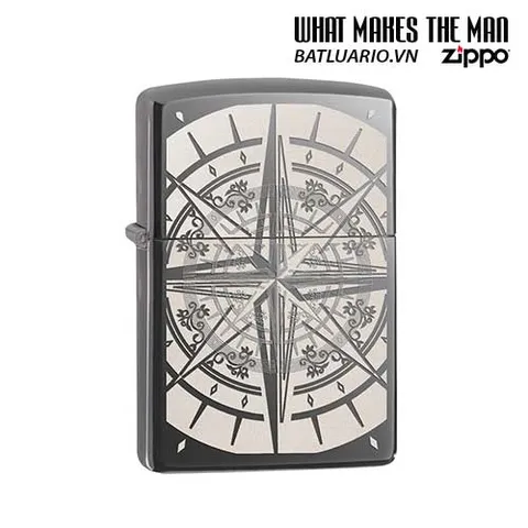 Bật Lửa Zippo 29232 - Zippo Mariner's Star Chính Hãng Mỹ, Mẫu Mới 2016/2017, Phụ Kiện Bật Lửa An Toàn, Hộp Giấy Thân Thiện Môi Trường