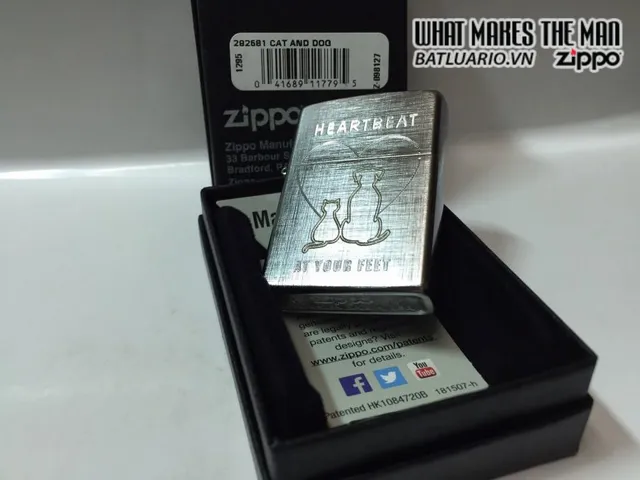 Zippo 29258 - Zippo Tim Đập Dưới Chân Bạn - Quà Tặng Độc Đáo Cho Người Yêu Thích Phong Cách Sống