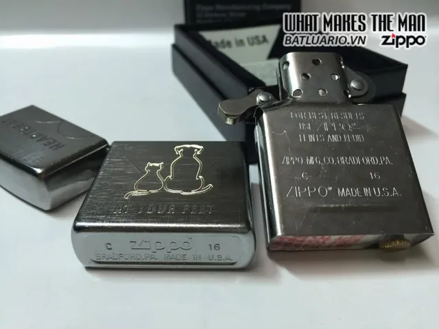Zippo 29258 - Zippo Tim Đập Dưới Chân Bạn - Quà Tặng Độc Đáo Cho Người Yêu Thích Phong Cách Sống