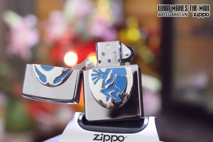 Zippo Bật Lửa Ấn Độ Hình Người Múa Kachina - Quà Tặng Fan Văn Hóa Mỹ Địa Nhân Dịp Đặc Biệt