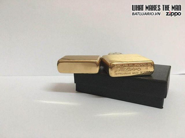 Bật Lửa Zippo 240 Vintage Đồng Vàng Xước - Chặt Góc 1937, Thiết Kế Cổ Điển, Bảo Hành Trọn Đời, Quà Tặng Độc Đáo