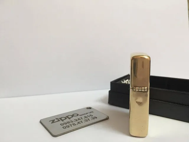 Bật Lửa Zippo 254B - Đồng Bóng Trơn High Polished Brass, Bật Lửa Sang Chảnh, Quà Tặng Độc Đáo, Chất Lượng Cao, Bảo Hành Trọn Đời