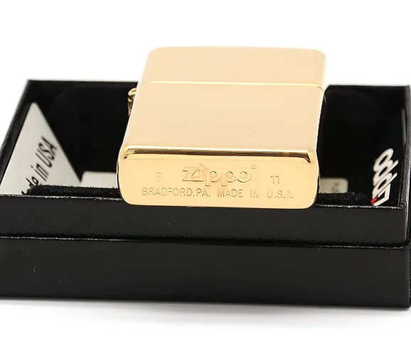 Bật Lửa Zippo 254B - Đồng Bóng Trơn High Polished Brass, Bật Lửa Sang Chảnh, Quà Tặng Độc Đáo, Chất Lượng Cao, Bảo Hành Trọn Đời