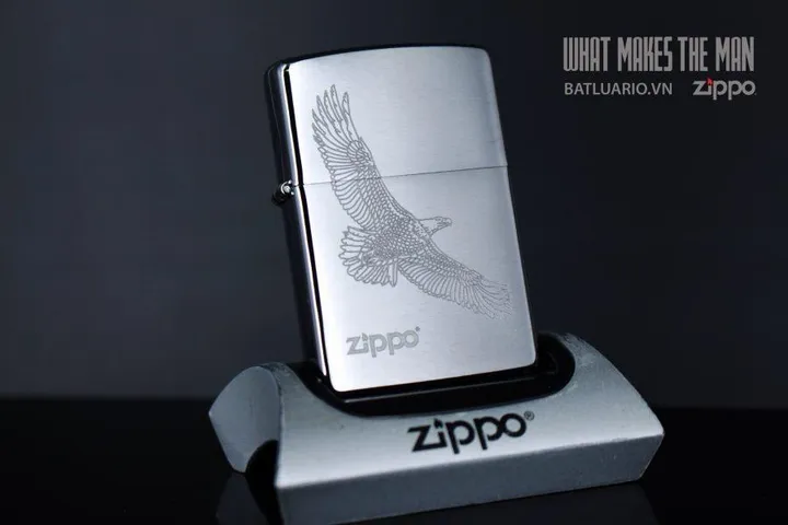Bật Lửa ZIPPO 200 Thiết Kế Đại Bàng Lớn - Quà Tặng Thú Vị Cho Người Yêu Thích Sưu Tập