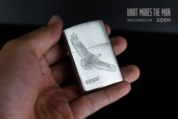 Bật Lửa ZIPPO 200 Thiết Kế Đại Bàng Lớn - Quà Tặng Thú Vị Cho Người Yêu Thích Sưu Tập