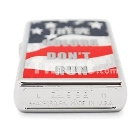 Bật Lửa Zippo These Colours Don't Run - Bạc Polished Chrome Chính Hãng USA - Chống Gió, An Toàn, Hộp Quà Tặng