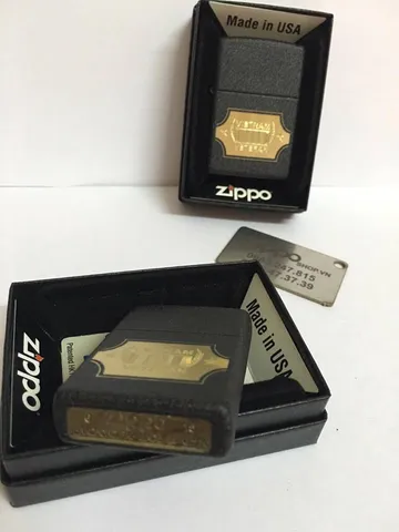 Zippo 28875 – Lighter Crackle Đen Chiến Tranh Việt Nam – Quà Tặng Cao Cấp, Đồ Chơi Sưu Tập Vintage