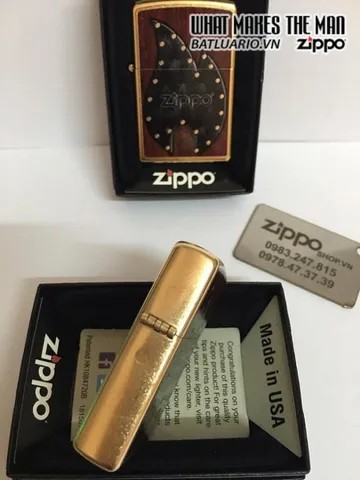 Zippo 28832 - Túi Da Bảo Quản Bật Lửa Vàng Dust - Phụ Kiện Thời Trang Cá Tính cho Người Yêu Thích Bật Lửa