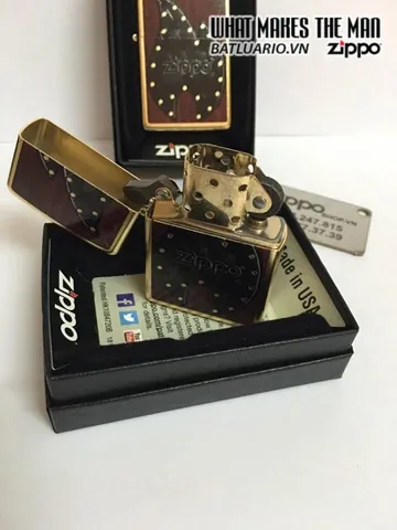 Zippo 28832 - Túi Da Bảo Quản Bật Lửa Vàng Dust - Phụ Kiện Thời Trang Cá Tính cho Người Yêu Thích Bật Lửa