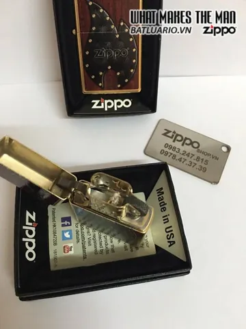 Zippo 28832 - Túi Da Bảo Quản Bật Lửa Vàng Dust - Phụ Kiện Thời Trang Cá Tính cho Người Yêu Thích Bật Lửa