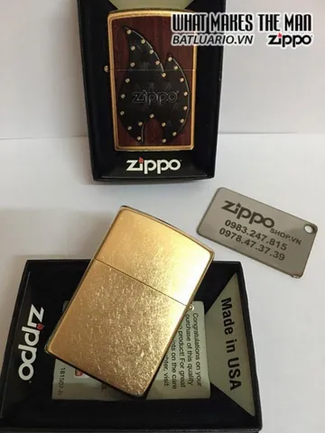 Zippo 28832 - Túi Da Bảo Quản Bật Lửa Vàng Dust - Phụ Kiện Thời Trang Cá Tính cho Người Yêu Thích Bật Lửa